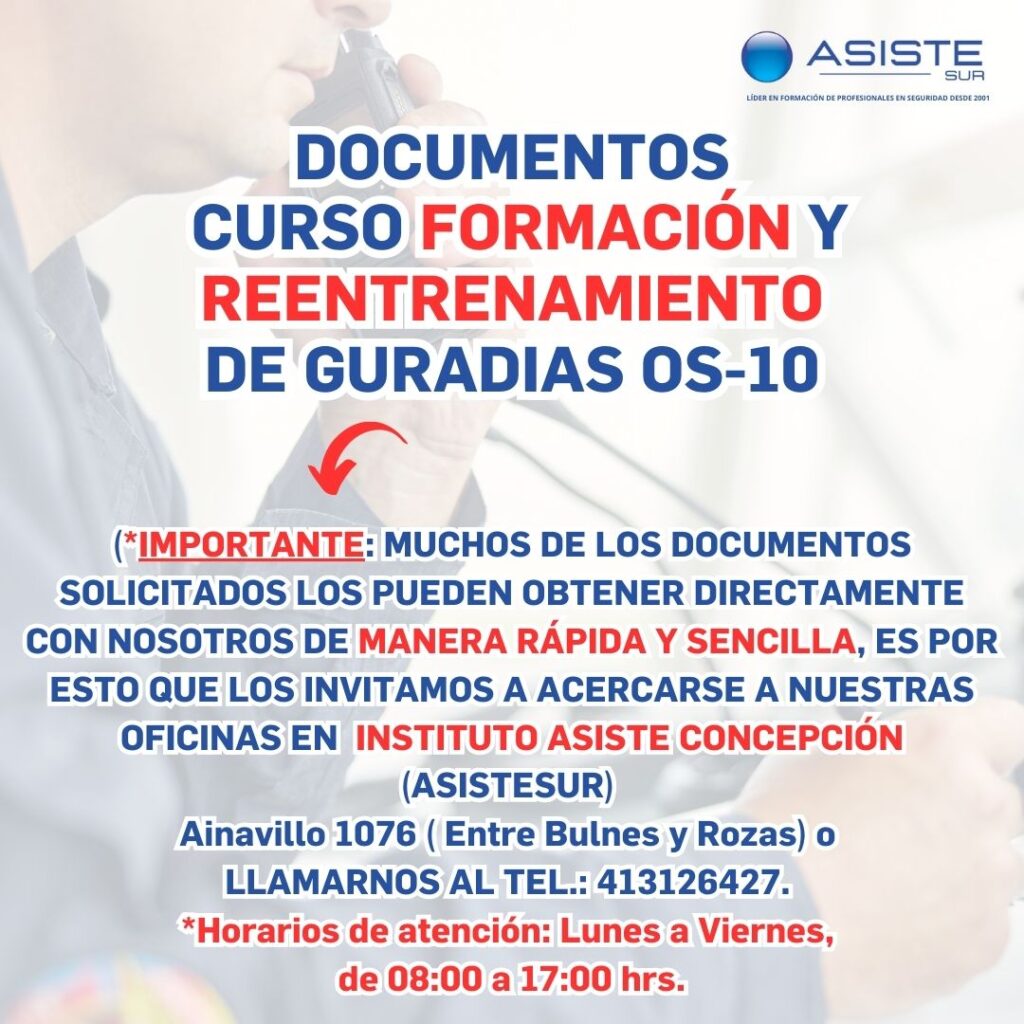 documentos solicitados